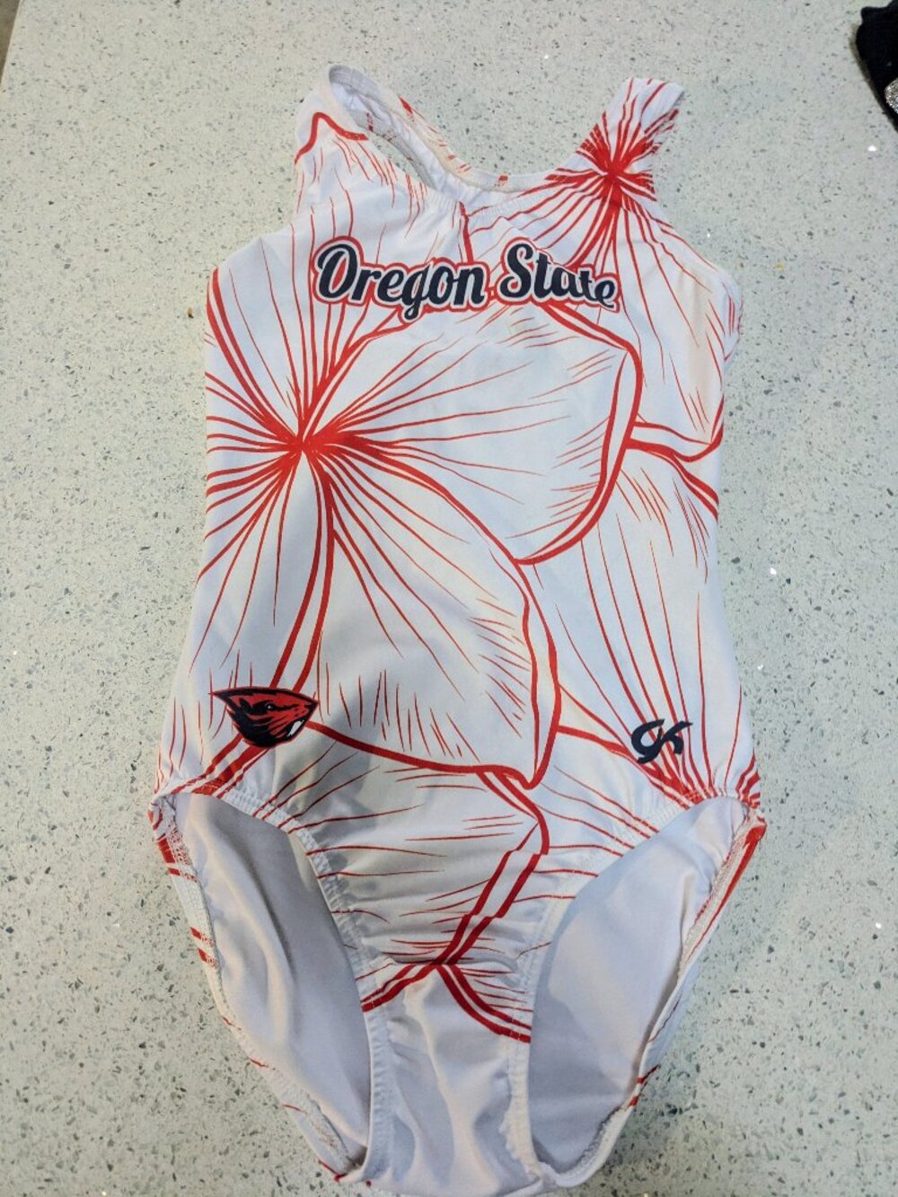 Oregon State GK Elite gymnastics leotard
